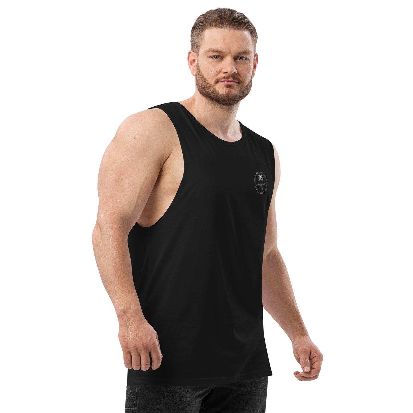 Men’s drop arm tank top