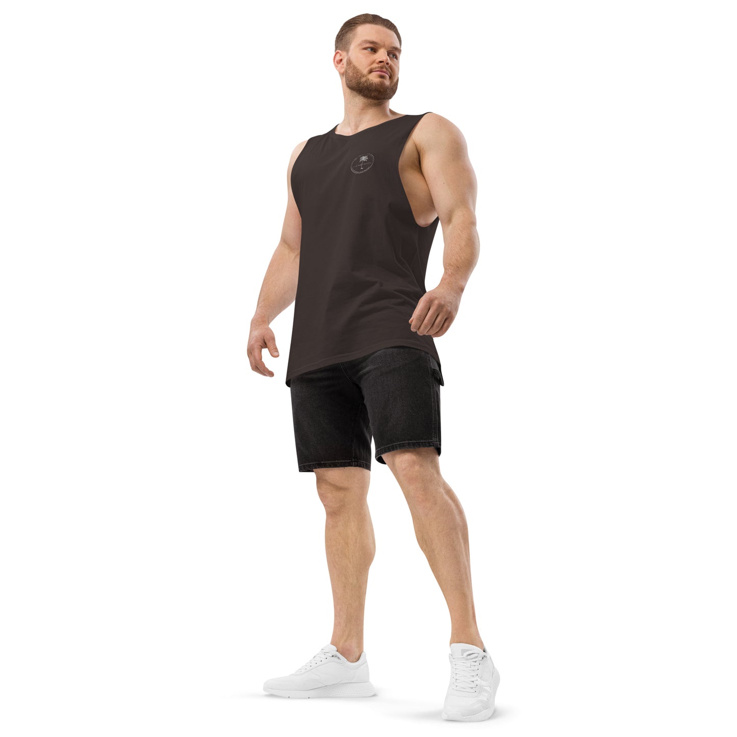 Men’s drop arm tank top