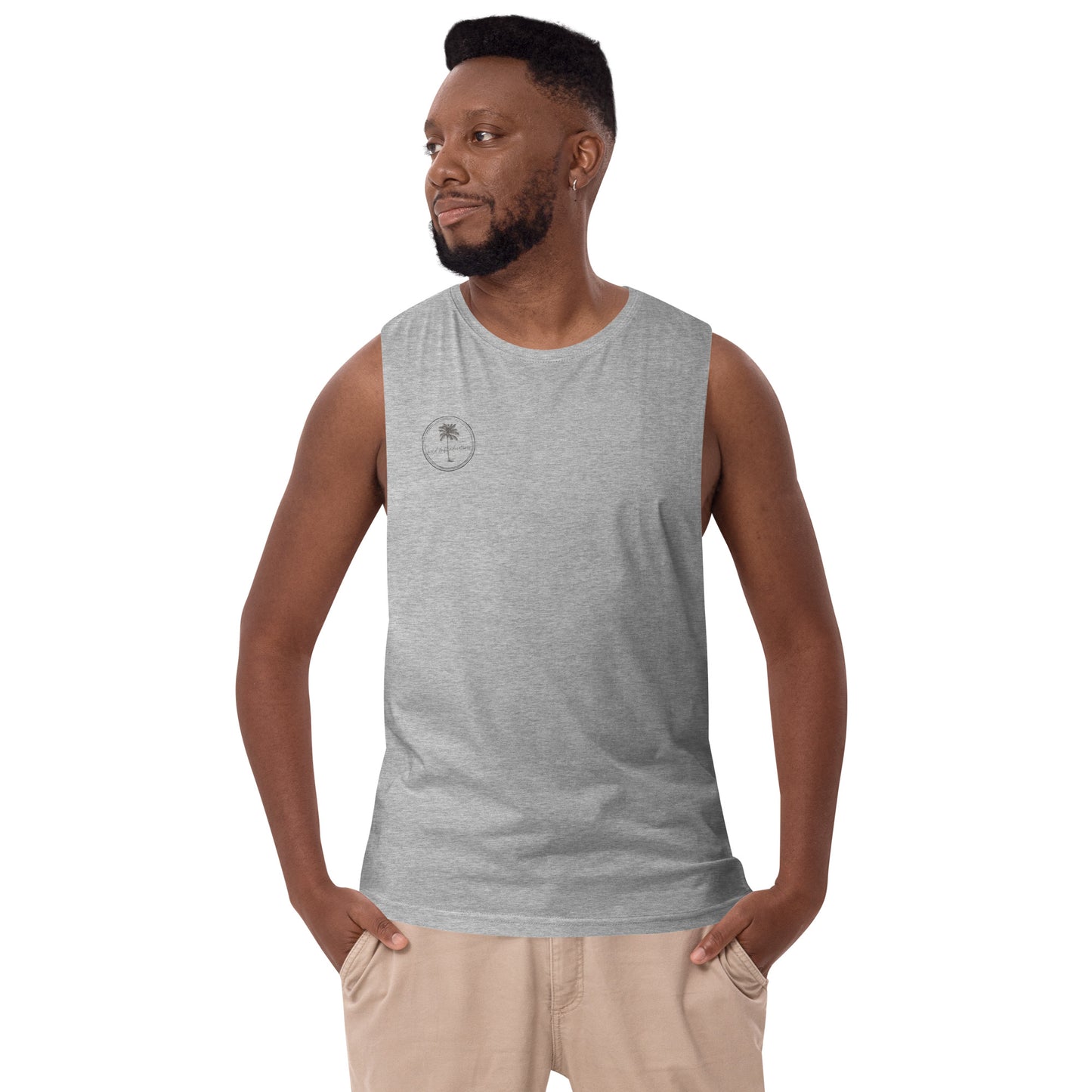 Men’s drop arm tank top