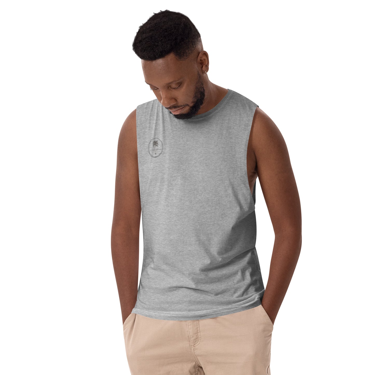 Men’s drop arm tank top